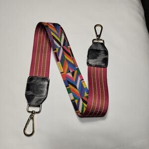 Non-Adjustable Detachable Replacement Crossbody Bag Strap Gold Metal Colorful